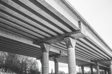 Beton otoyol yapım aşamasında. Yüksek kalite fotoğraf. Yüksek kalite fotoğraf