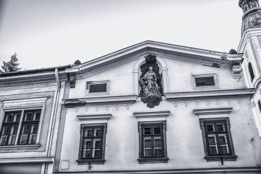 Macaristan 'ın Eger şehrindeki tarihi bina. Yüksek kalite fotoğraf