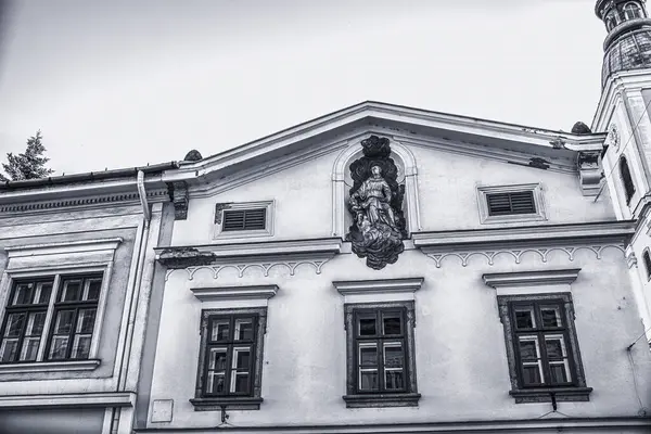 Macaristan 'ın Eger şehrindeki tarihi bina. Yüksek kalite fotoğraf