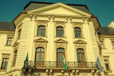 Macaristan, if 'teki Eszterhazy Karoly Katolik Üniversitesi. Yüksek kalite fotoğraf