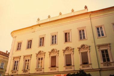 Macaristan 'ın Szekesfehervar kentinin merkezi. Yüksek kalite fotoğraf