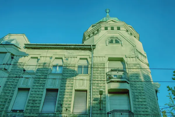 Macaristan 'ın Szeged kentindeki tarihi bina. Yüksek kalite fotoğraf