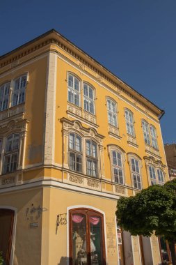 Macaristan 'ın Szekesfehervar kentinin merkezi. Yüksek kalite fotoğraf