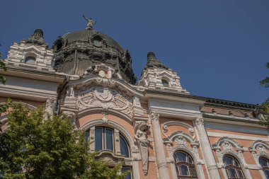 Hodmezovasarhely, Macaristan 'daki Bank Palace. Yüksek kalite fotoğraf