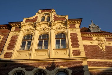 Macaristan 'ın Szeged kentindeki tarihi bina. Yüksek kalite fotoğraf