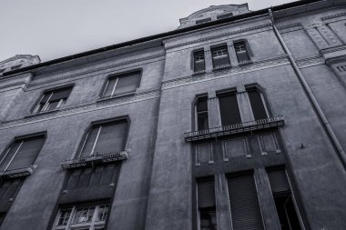 Macaristan 'ın Szeged kentindeki tarihi bina. Yüksek kalite fotoğraf