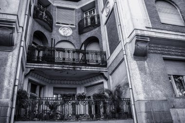 Macaristan 'ın Szeged kentindeki tarihi bina. Yüksek kalite fotoğraf