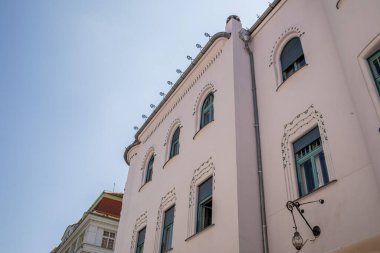 Romanya 'nın Timisoara kentindeki Miksa Steiner Apartmanı. Yüksek kalite fotoğraf