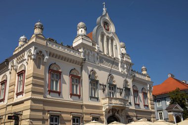 Romanya 'nın Timisoara kentindeki Sırp Ortodoks Piskoposluk Sarayı. Yüksek kalite fotoğraf