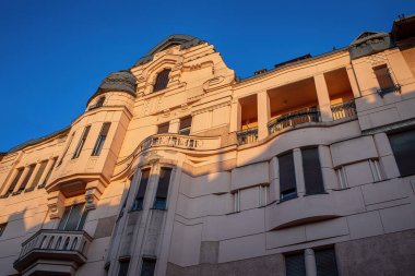 Macaristan 'ın Szeged kentindeki Ungar Mayer Sarayı. Yüksek kalite fotoğraf