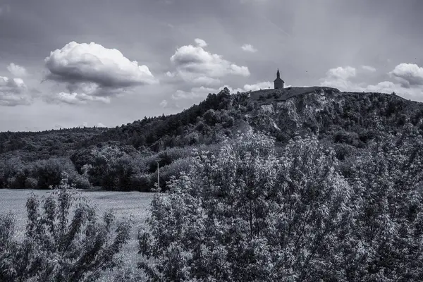 Stock image Historic roman church on the hill in Drazovce,Slovakia. High quality photo