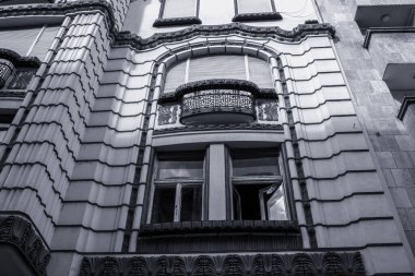 Historic buildings in the streets of Budapest.Summer season,2023. High quality photo