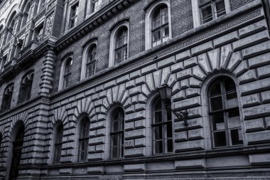 Historic buildings in the streets of Budapest.Summer season,2023. High quality photo