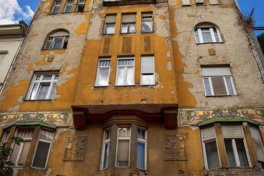 Historic buildings in the streets of Budapest.Summer season,2023. High quality photo