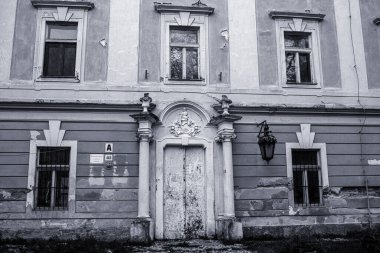 Slovakya 'nın Horne Lefantovce kasabasında eski bir malikane. Yüksek kalite fotoğraf