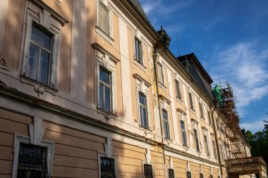 Slovakya 'nın Horne Lefantovce kasabasında eski bir malikane. Yüksek kalite fotoğraf