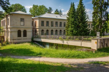 Sliac, Slovakya 'da spa merkezinde bir otel. Yüksek kalite fotoğraf