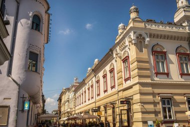 Romanya 'nın Timisoara kentindeki Sırp Ortodoks Piskoposluk Sarayı. Yüksek kalite fotoğraf