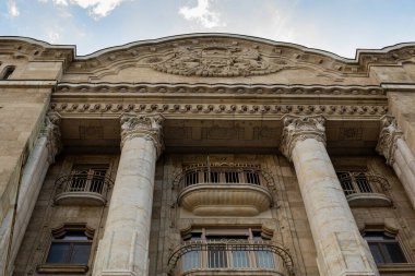 Budapeşte, Macaristan - 7 Ekim 2023: Gellert termal banyo binası. Yüksek kalite fotoğraf