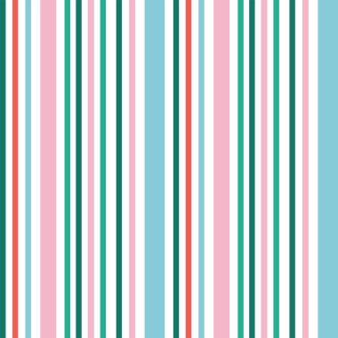 Geometrik soyut arkaplan. Renkli yüzey tasarımı. Çok renkli dikey çizgiler vektörsüz desen. Retro çizgili baskı. Tekstil, kapak, şablon, duvar kağıtları veya yaratıcı doku için