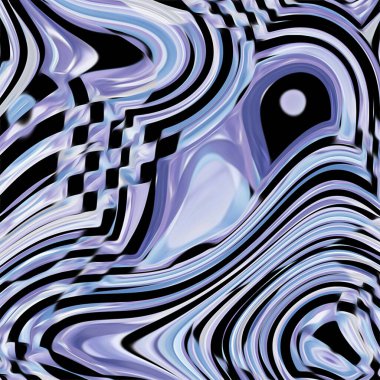 Soyut sıvı mavi ve siyah arkaplan. Mermer desenli soyut dalgalar. Mavi taş. yumuşak el yapımı yüzey. Parlak sıvı boya. akrilik zebra derisi.