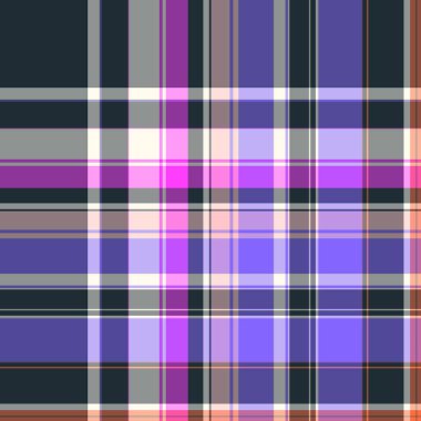 Kusursuz renkli çizgili ekose desenli tasarım. Ekose, kumaş, halı, halı, tekstil, giysi, masa, dokuma, elbise. Vektör çizimi