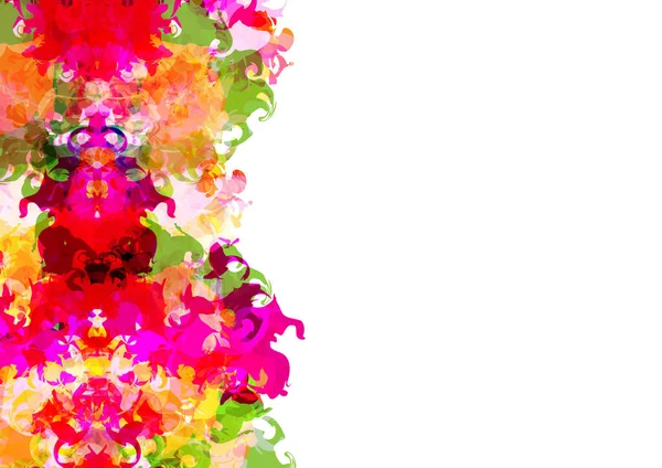 Абстрактная Раскраска Многоцветного Изолированного Фонового Дизайна Дизайн Вектора Иллюстрации — стоковый вектор