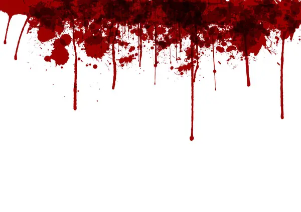 Soyut Vektör Kırmızı Serpinti: İzole Arkaplanda Kan Rengi Tasarımı Elementleri, Grafik Tasarım için Vektör İllüstrasyonu
