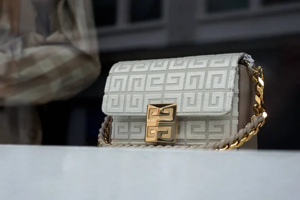Mulhouse France Травня 2023 Closeup Givenchy Hand Bag Luxury Fashion — стокове фото