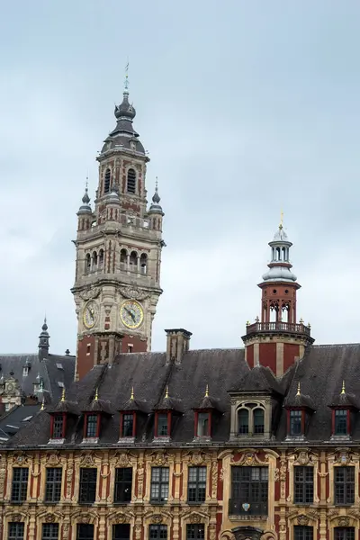 Pohled Slavnou Starobylou Sotck Výměnu Lille Severu Francie — Stock fotografie