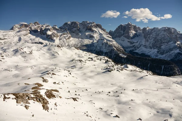 Uitzicht Madonna Campiglio Het Ursus Snowpark Val Rendena Dolomieten Trentino — Stockfoto