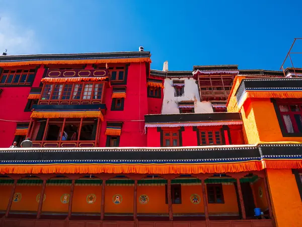 Ladakh Hindistan Haziran 2022 Thikse Gompa Veya Thikse Manastırı Orta — Stok fotoğraf