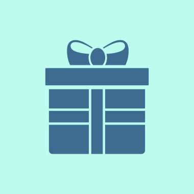 Kutu, yeni yıl hediyesi - Vektör illüstrasyonu