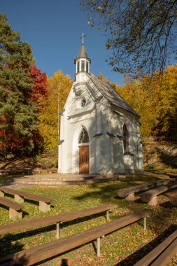 Kohutovo 'daki Bakire Meryem Şapeli. Nova Bana. Slovakya.