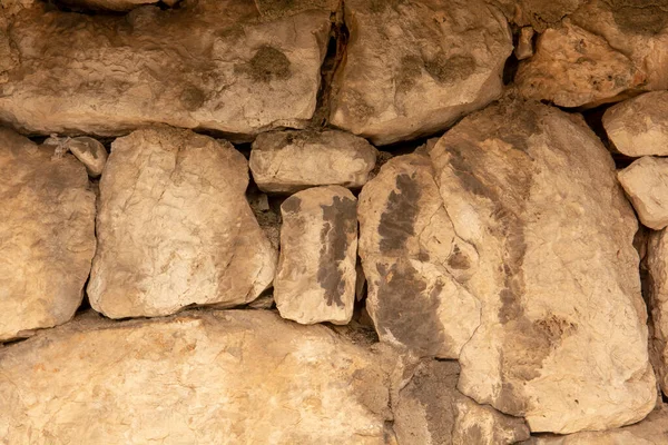 Staré Starožitné Kamenné Stěny Textury Rocky Structure Backdrop Pozadí — Stock fotografie