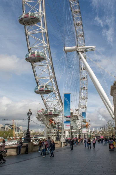Лондон Великобритания Мая 2023 Года Лондонский Глаз Колесо Тысячелетия Колесо — стоковое фото