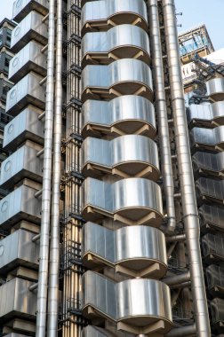 Lloyd 'un Binası (Ters-Çevre Binası). Londra. İngiltere..