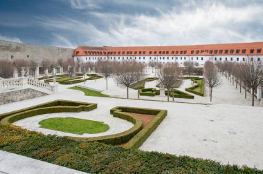 Bratislava kalesi. Bratislavsky hrad. Slovakya.