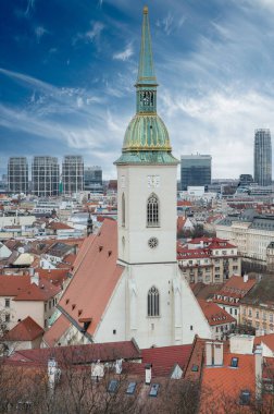 St. Martin Katedrali (Katedrala svateho Martina). Bratislava 'da bir kilise. Slovakya.