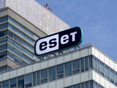 Bratislava, Slovakya - 10 Mayıs, 2025: ESET siber güvenlik alanında uzman bir yazılım şirketidir..