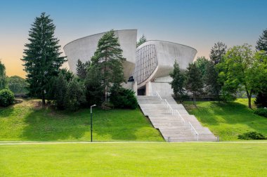 Museum of the Slovak National Uprising in Banska Bystrica. Slovakia.