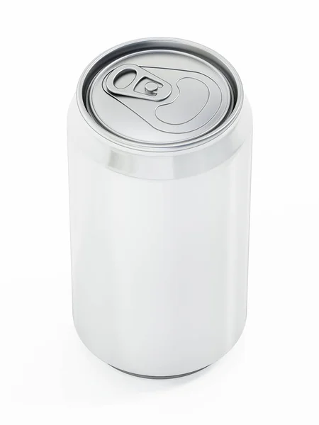 White 330Ml Soda Can Mockup Blank Package Your Own Designs — Stock Photo, Image