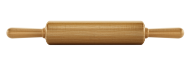 Beyaz arka planda izole edilmiş merdane. 3B illüstrasyon.