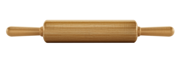 Beyaz arka planda izole edilmiş merdane. 3B illüstrasyon.