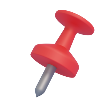 Beyaz arkaplanda izole edilmiş çizgi film tarzında kırmızı itme simgesi.