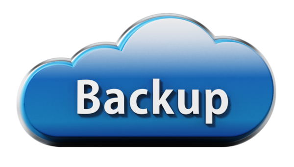 Облачный символ с резервным текстом. 3D иллюстрация
.