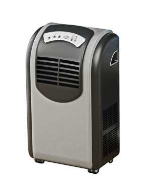 Mobil klima genel Illustration. 3D çizim.