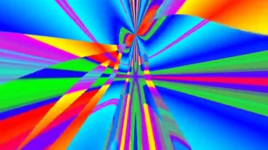 Mandala 3D Kaleydoskop Psikedelik Seyahat Geleneksel Bilinç Meditasyonu Tüneli Modeli Görüntü Rahatlatıcı Etnik Renkli Şablon