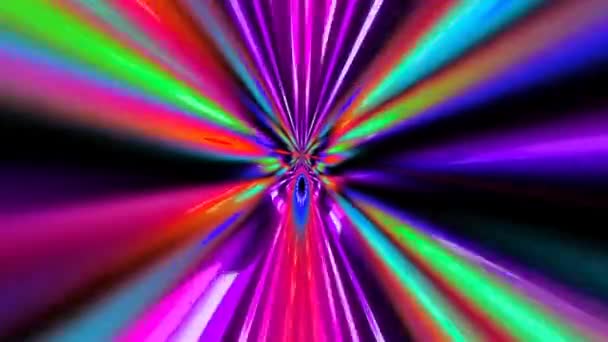Мандала Kaleidoscope Бесшовный Цикл Psychedelic Trippy Futuristic Traditional Tunnel Pattern — стоковое видео