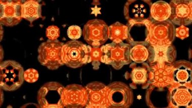 Mandala 3D Kaleydoskop Psikedelik Seyahat Geleneksel Bilinç Meditasyonu Tüneli Modeli Görüntü Rahatlatıcı Etnik Renkli Şablon